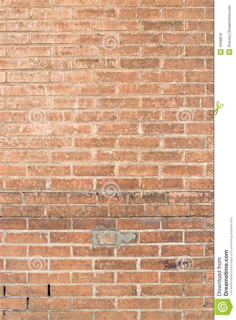 Exterior Brick Wall For Background Royalty Free Stock