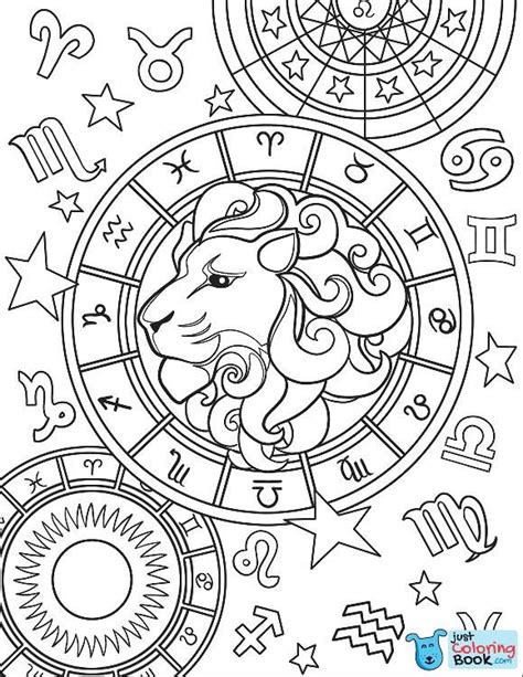 List Of Zodiac Signs Coloring Pages