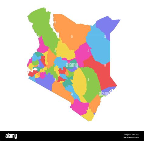 Kenya Political Map Capital Nairobi Imágenes Recortadas De Stock Alamy