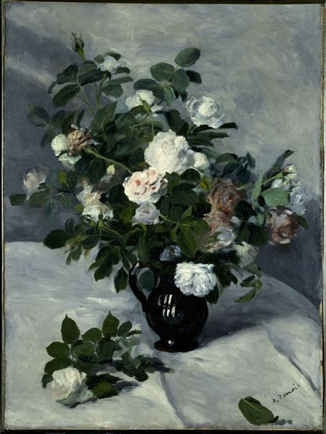 Pierre Auguste Renoir Still Life With Roses C 1866 Oil On Canvas