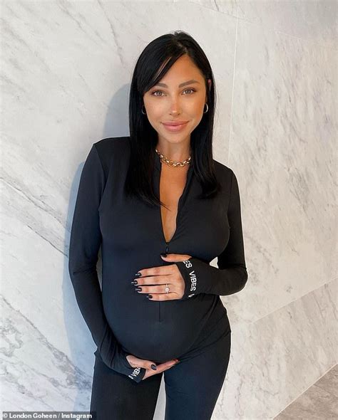 Heavily Pregnant London Goheen Shares Video Of Her Unborn Son Moving