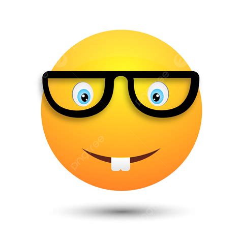 Nerd Face Emoji Png Image With Transparent Background
