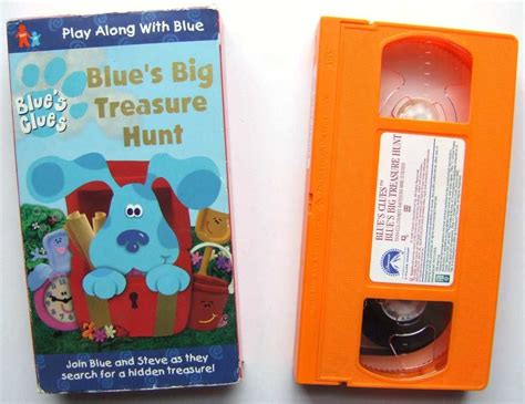 Blue S Clues Blue S Big Treasure Hunt VHS By Paramount 1999