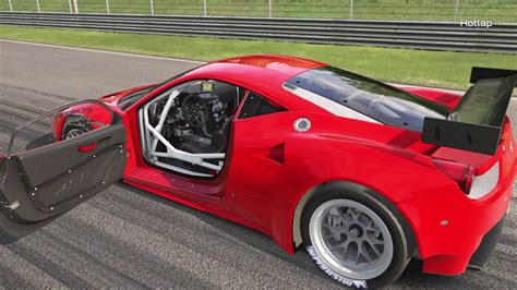 Assetto Corsa 1 CLM Monza Ferrari 458 GT2 YouTube