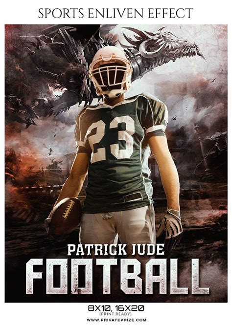 Buy Patrick Jude Football Sports Enliven Effect Photography Template