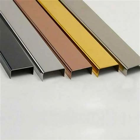 Stainless Steel Colored Coated Decorative C Profiles For Decor