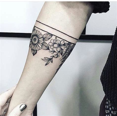 Flower Armband Tattoo Tattoo Area