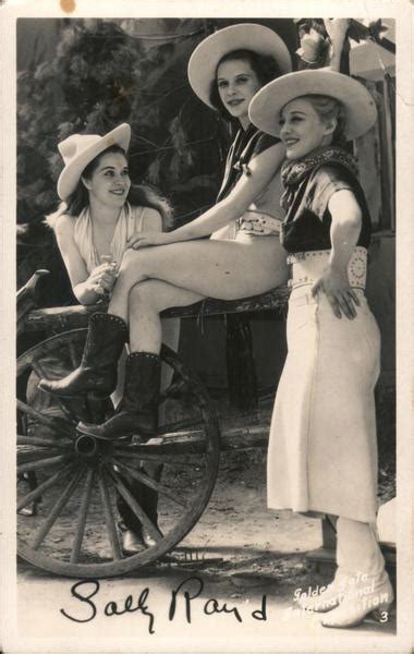 Sally Rand Nude Ranch Girls San Francisco Ca 1939 San Francisco Exposition Postcard
