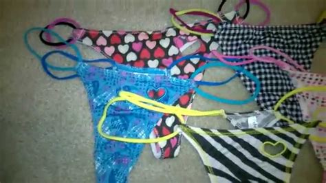 My Double Loop Strap Thong Collection Youtube
