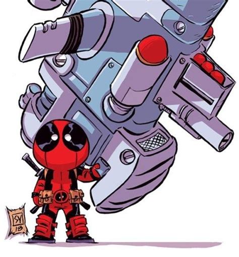 Skottie Young Deadpool Comic Marvel Kids Deadpool And Spiderman