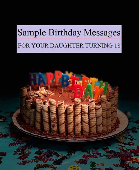 18th birthday quotes to surprise someone you love, or just say something nice to a friend. Messages And Sayings: What to Write in Your Daughter's 18th Birthday Card