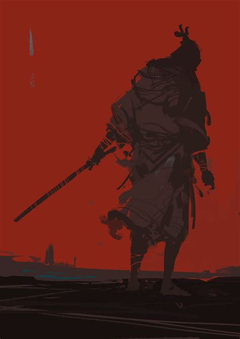 132 Su Jian Samurai Anime Ninja Art Samurai Art
