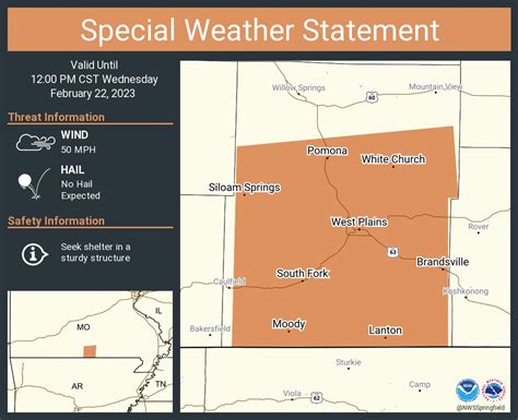 Sgf News On Twitter Nwsspringfield A Special Weather Statement Has