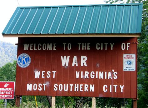 Welcome To The City Of War West Virginias Most