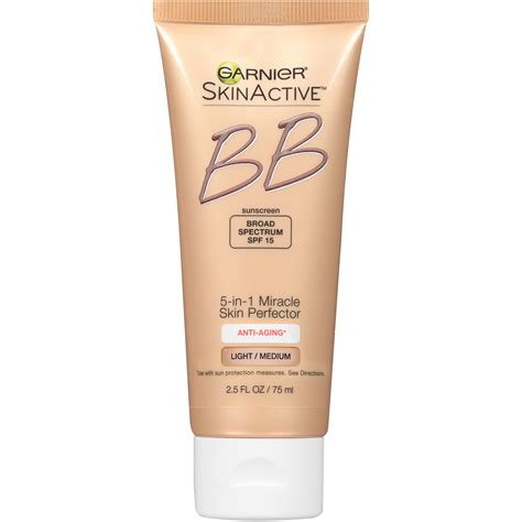 Garnier SkinActive BB Cream Anti-Aging Face Moisturizer, Light/Medium ...