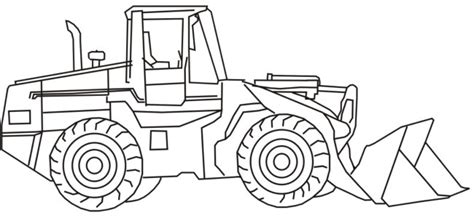 Front End Loader Coloring Pages For Kids