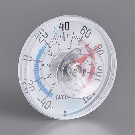 Taylor 5321n 3 12 Dial Stick On Outdoor Window Thermometer