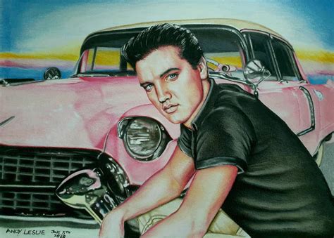 8 Fantastic Elvis Presley Drawings from Andy Leslie – Elvis Presley