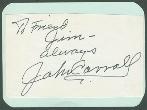 John Carroll Autograph Note Signed Historyforsale Item 295318