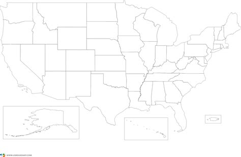 Free Usa Map With States Black And White Download Free Usa Map With