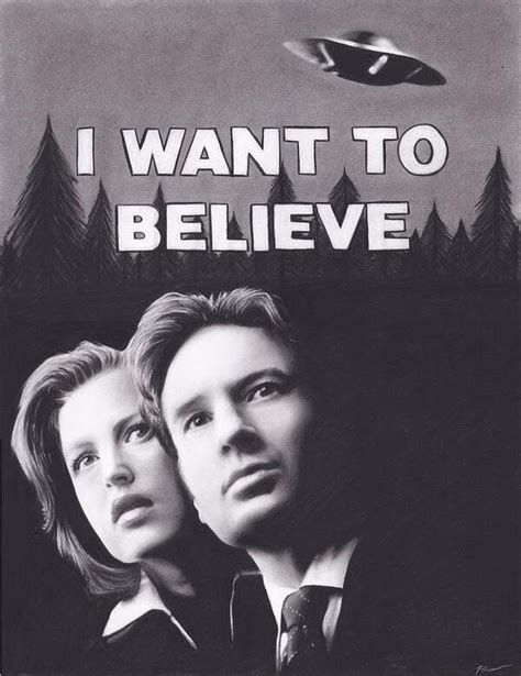 X Files I Want To Believe Poster By Brittni Deweese