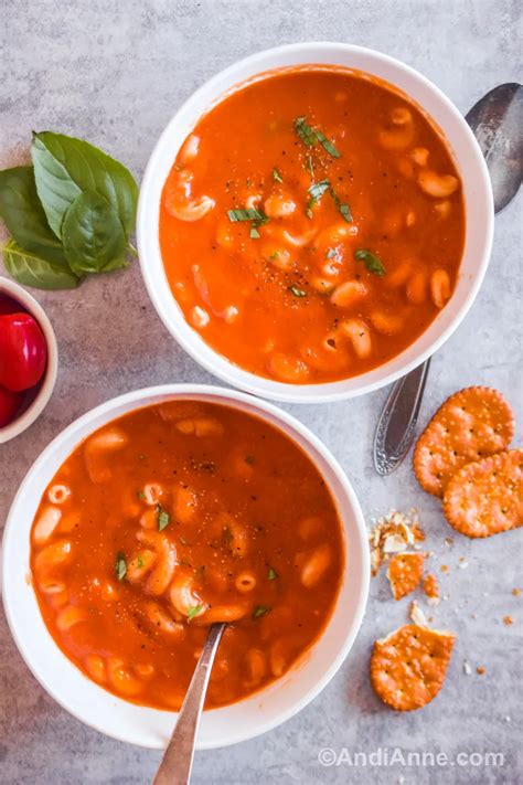 Tomato Pasta Soup