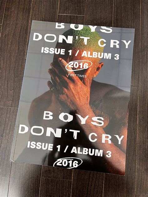 Frank Ocean Frank Ocean Boys Dont Cry Magazine Shower Cover Cd Grailed