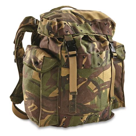 Dutch Military Surplus DPM Camo Tactical Assault Pack, Used - 718928, Rucksacks & Backpacks at ...