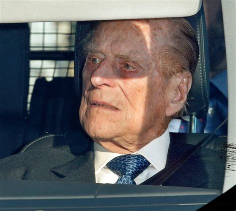 The queen is by the duke's side following the collision on the a149 in norfolk. Prince Philip's car seen 'careering, tumbling across road ...