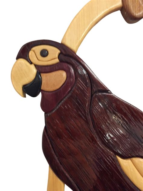 Parrot Intarsia Scanlon Gallery And Custom Framing