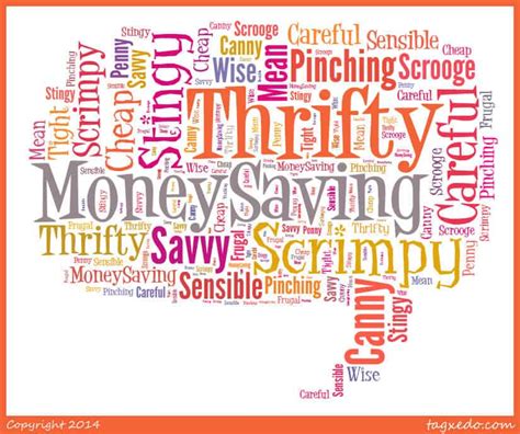 What does the word thrifty mean to you?  family budgeting