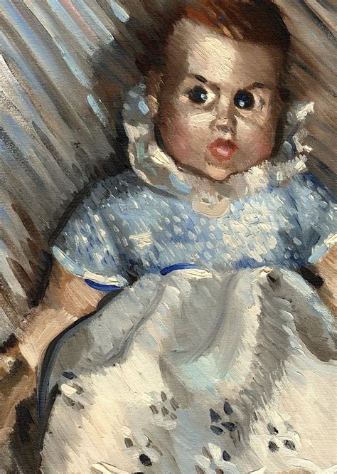 Vintage Baby Art Print Painting By Tommervik Fine Art America