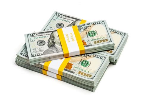 Paquetes De Billetes De 100 Dólares Estadounidenses Edición 2013 Foto