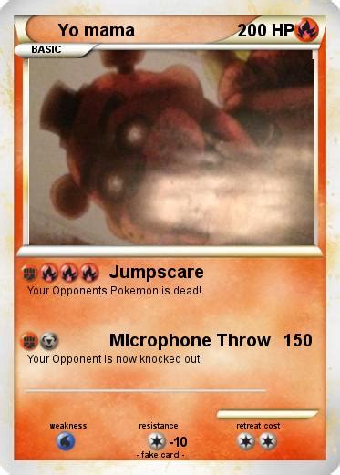 Pokémon Yo Mama 538 538 Jumpscare My Pokemon Card