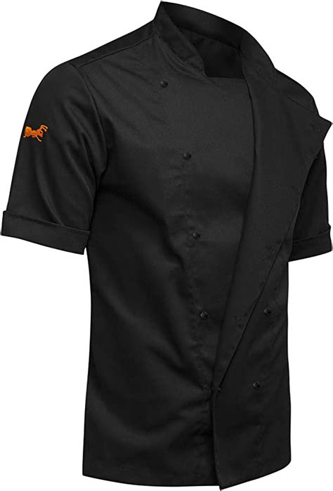 Strongant® Men Chef Jacket Professional Chef Uniform Cotton Modern