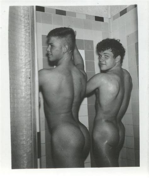 Male Models Vintage Beefcake John Davidson And Blackie Preston Photographed By The Athletic