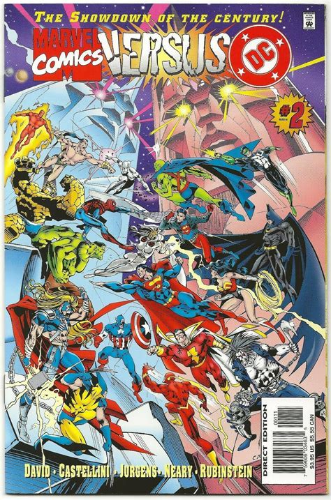 Dc Vs Marvel 2 1996 Nm Crossover 1st Ed Gambit Nightwing Thanos