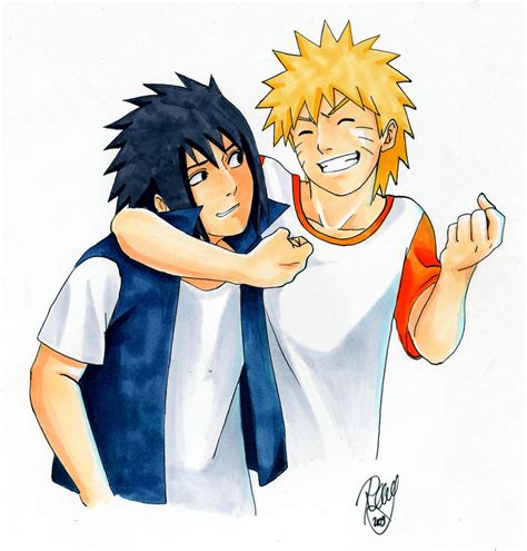 Naruto And Sasuke Bestfriends By Renny08 On Deviantart
