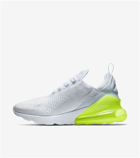 Nike Air Max 270 White Pack Volt Release Date Nike Snkrs At