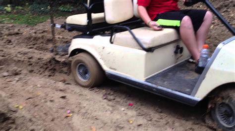 Golf Cart Saved By The Winch Youtube