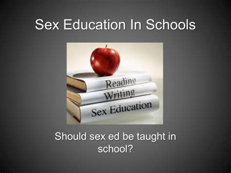 Sex Ed In Schools