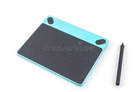 Digital Graphic Tablet And Pen Stock Photo Image Of Designer Draw