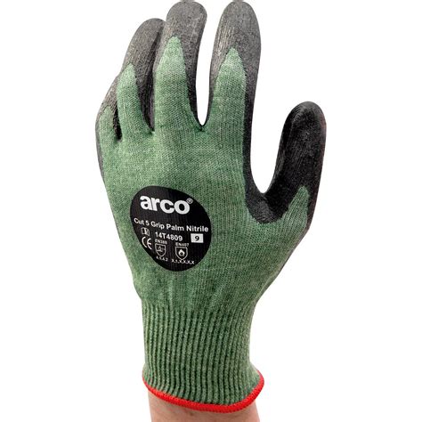 Arco Nitrile Coated Cut Resistant Gloves Arco Work Gloves Arco