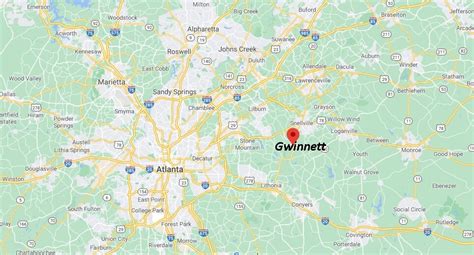 Where Is Gwinnett County Georgia What Cities Are In Gwinnett County