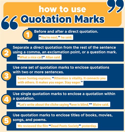 How To Use Quotation Marks Quotation Marks Punctuation Rules Quotations