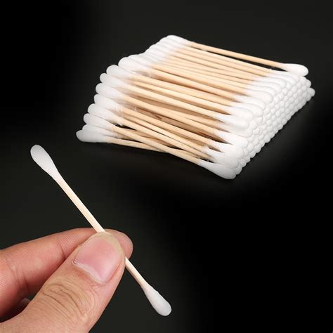 100pcs Disposable Cotton Swab Double Head Women Cosmetic Makeup Cotton Swab Buds For Health