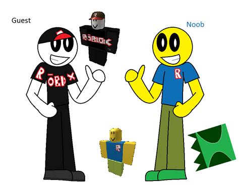 Roblox Noob And Guest By Epic Hound On Deviantart