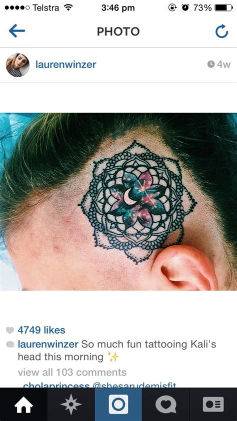 Amazing Tattoo By Lauren Winzer Instagram Laurenwinzer Galaxy Tattoo
