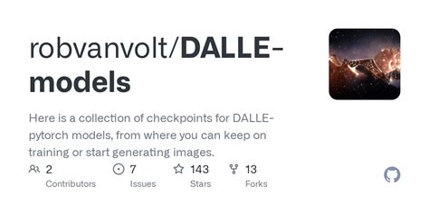 GitHub Robvanvolt DALLE Models Here Is A Collection Of Checkpoints