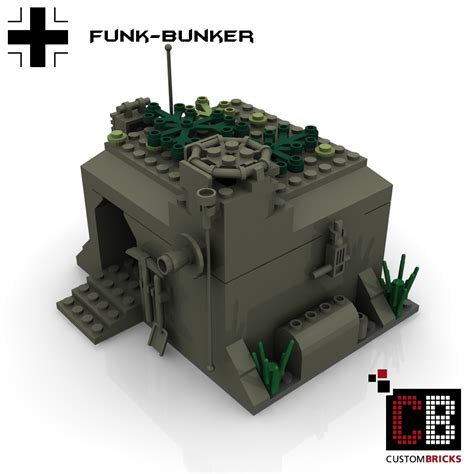 Custombricksde Lego Custom Ww2 Deutsche Funk Bunker